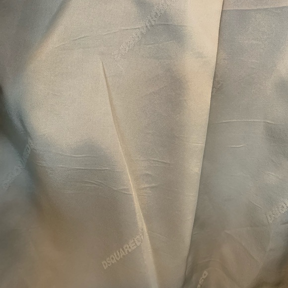 Dsquared2 BLACK Twill MOTO  Jacket - Picture 7 of 10